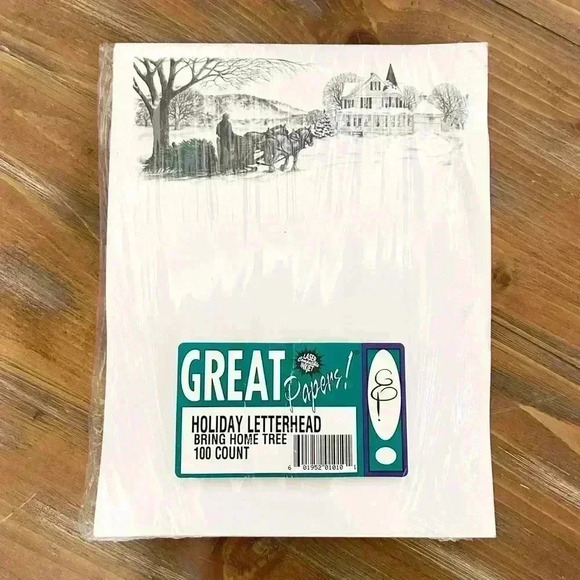 Great Papers! Holiday Letterhead - Bring Home Tree - Picture 1 of 3